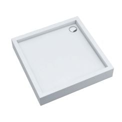Schedpol Medium cădiță de duș pătrată 80x80 cm alb 3.4730