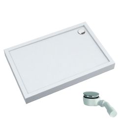 Schedpol Competia New cădiță de duș dreptunghiulară 120x100 cm alb 3.4655