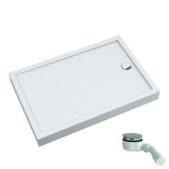 Schedpol Competia New cădiță de duș dreptunghiulară 140x90 cm alb 3.4849