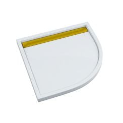 Schedpol Ajax G&W cădiță de duș semirotundă 90x90 cm alb 3.4227-M/Z/G