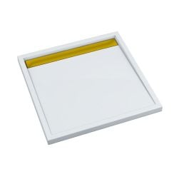 Schedpol Ajax G&W cădiță de duș pătrată 90x90 cm alb 3.4226-M/Z/G