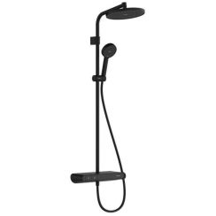 Hansgrohe Activera S set de duș perete cu termostat cu duș de ploaie negru 28639670
