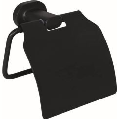 BISK Go suport pentru hârtie igienică negru 08625