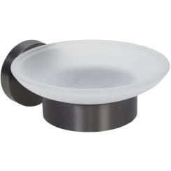 BISK Skala săpunieră perete gri 08392