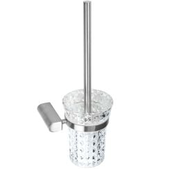 Rea Cristal perie de toaletă înșurubat oţel REA-77061