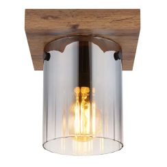 Globo Lighting Underwood lampă de tavan 1x40 W lemn-maro 15915-1