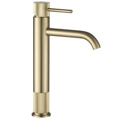 Rea Lungo Stripe baterie lavoar stativ auriu REA-B8051