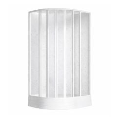 Ravak Supernova cabină cu cădiță 80x80 cm semicircular alb luciu/material polistiren 8064411211