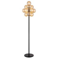 Globo Lighting Conor lampă de podea x4 W negru-chihlimbar 56146S