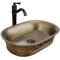 Rea Wilma lavoar 55x38 cm ovale de blat mat REA-U3305