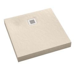 Schedpol New Horizons Cashmere Stone cădiță de duș pătrată 90x90 cm bej 3.3401/PK/ST-M2