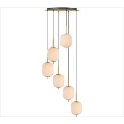 Zuma Line Akari lampă suspendată 6x34 W auriu DU31288A/34W