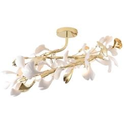 Zuma Line Leaf lampă de tavan 6x3.5 W auriu MX2858-6-EGN