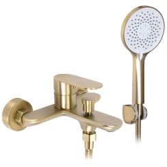 Rea Drop baterie cadă-duș perete auriu REA-B6399