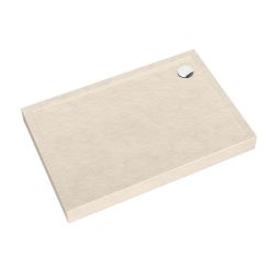 Schedpol Caspar New Cashmere Stone cădiță de duș dreptunghiulară 120x80 cm bej 3.2333/PK/ST