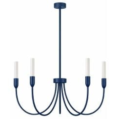 Argon Augustine lampă suspendată 5x6 W alb-bleumarin 2204