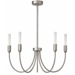 Argon Augustine lampă suspendată 5x6 W alb-nichel 2205