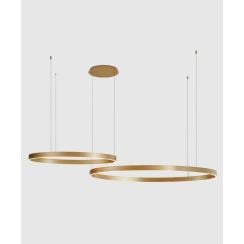 Zuma Line Isak lampă suspendată 2x100 W auriu 250067-GD