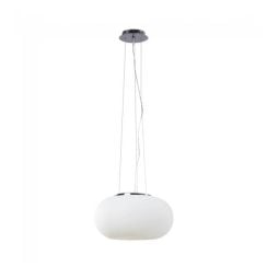 Zuma Line Inez lampă suspendată 1x60 W alb-argint RLD93023-3A