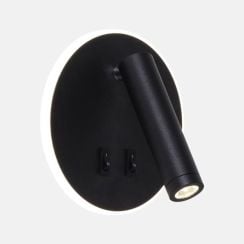 Zuma Line Circa lampă de perete 1x5.5 W negru W4107-BK