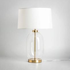 Zuma Line Vaze veioză 1x40 W alb-auriu T4108-WH+CL