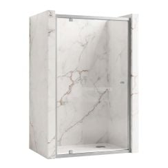 Rea Primo Swing uși de duș 90 cm înclinabilă crom luciu/sticlă transparentă REA-K5056