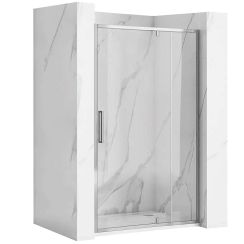 Rea Rapid Swing uși de duș 120 cm înclinabilă crom luciu/sticlă transparentă REA-K5456