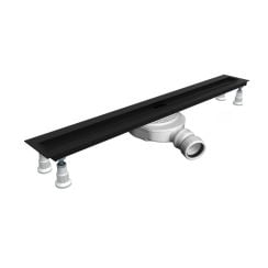 Schedline Slight Flow Low rigolă liniară 110 cm negru SOLBSN-110035C