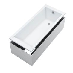 Schedline Maio White Mat SET cada dreptunghiulară 170x70 cm alb 3WST.MS2P-17070/B/MG