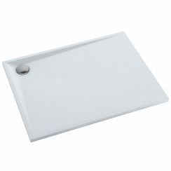 Schedline Libra Grooved White Stone cădiță de duș dreptunghiulară 140x80 cm alb 3SP.L1P-80140/B/GR