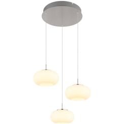Globo Lighting Quintara lampă suspendată 3x18 W nichel 15744-3HN