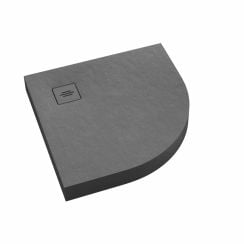 Schedline NonLimits Grey Stone cădiță de duș semirotundă 90x90 cm gri 3ST.N1O-9090/S/ST-M1/S/ST