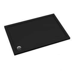 Schedline Sharper Black Mat cădiță de duș dreptunghiulară 120x70 cm negru 3S.S1P-70120/C/MG