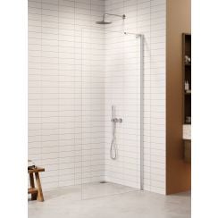 New Trendy Nesta perete cabină de duș walk-in 80 cm crom luciu/sticla transparentă K-1715-WL