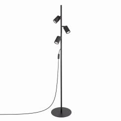 Sollux Lighting Karbon lampă led podea 3x10 W negru SL.2016