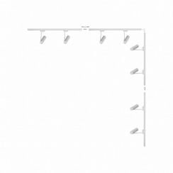 Zuma Line White set de iluminat pe șină cu reflectoare x35 W alb 3587