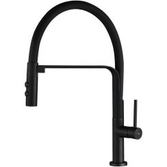 Kuchinox Siluetto baterie bucătărie pe picior negru BQU_B78D