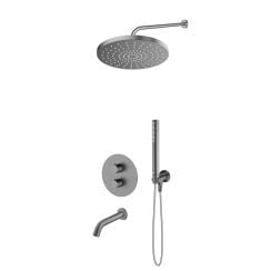 Set baterie cadă-duș Oltens Katla 34600400, cap de duș Oltens Alvo 37011400, 39100400, 39402400, 39304400, 37102400, 37200400