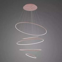 Altavola Design Ledowe Okręgi lampă suspendată 5x W aur roz LA085/P_150_in_4k_rose_gold_Dali