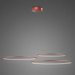 Altavola Design Ledowe Okręgi lampă suspendată 3x W cupru LA075/CO3_80_in_3k_copper_Dali