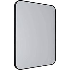 MaxLight Mirror oglindă 76x91 cm dreptunghiular cu iluminare negru W0384