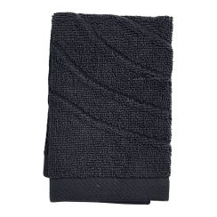 Zone Denmark Time prosop 30x30 cm bumbac negru 33613