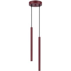 Sollux Lighting Arche lampă suspendată 2x8 W burgundia SL.2043
