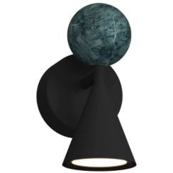 MaxLight Bingo lampă de perete 1x8 W negru W0444