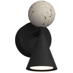 MaxLight Bingo lampă de perete 1x8 W negru W0445