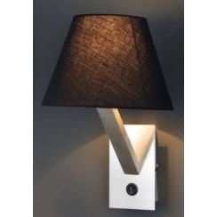 MaxLight Orlando lampă de perete 1x40 W negru 5103W/BLNM