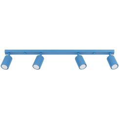 Sollux Lighting Karbon lampă de tavan 4x10 W albastru SL.2382