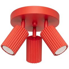 Sollux Lighting Karbon plafon 3x10 W roșu SL.2367