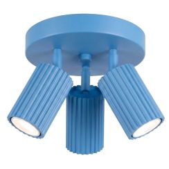 Sollux Lighting Karbon plafon 3x10 W albastru SL.2381