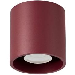 Sollux Lighting Orbis lampă de tavan 1x10 W burgundia SL.2096